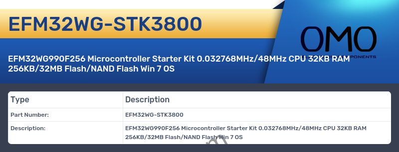 EFM32WG-STK3800