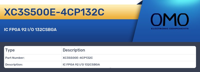 XC3S500E-4CP132C