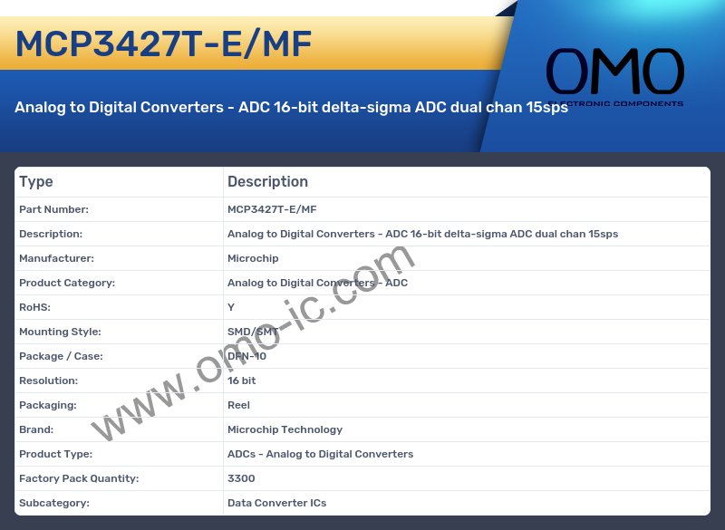 MCP3427T-E/MF