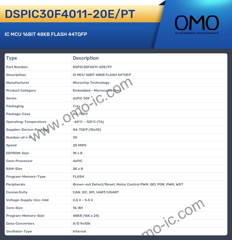 DSPIC30F4011-20E/PT