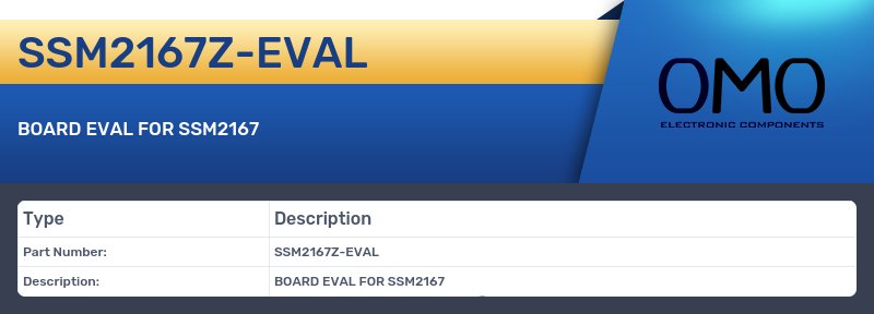 SSM2167Z-EVAL