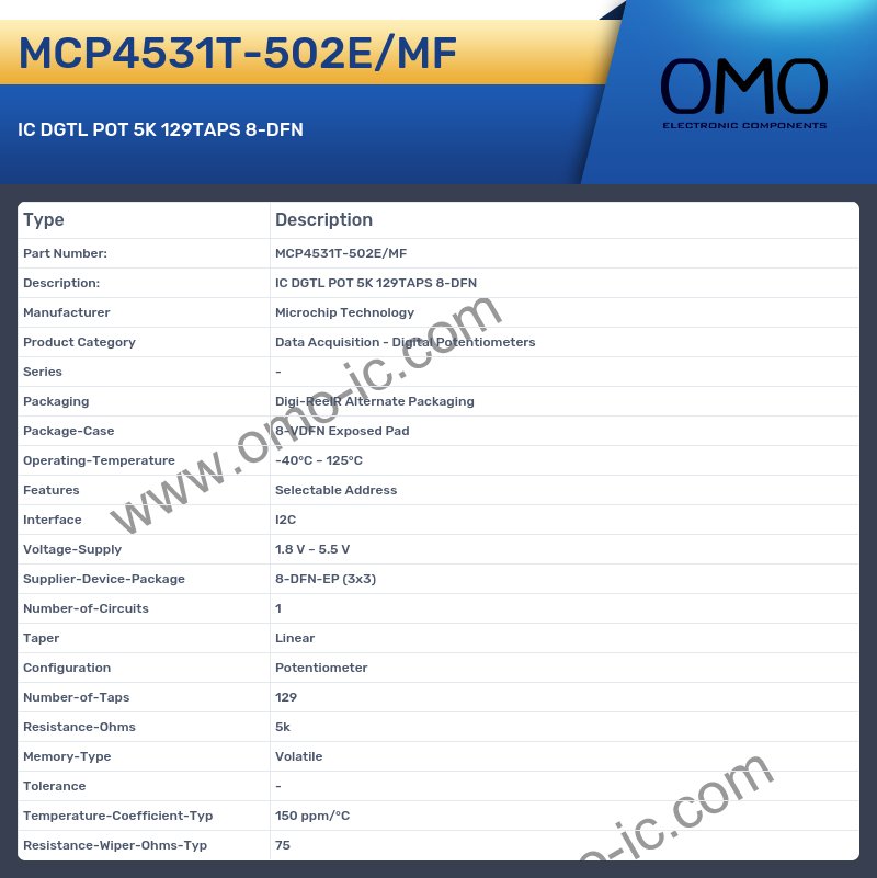 MCP4531T-502E/MF