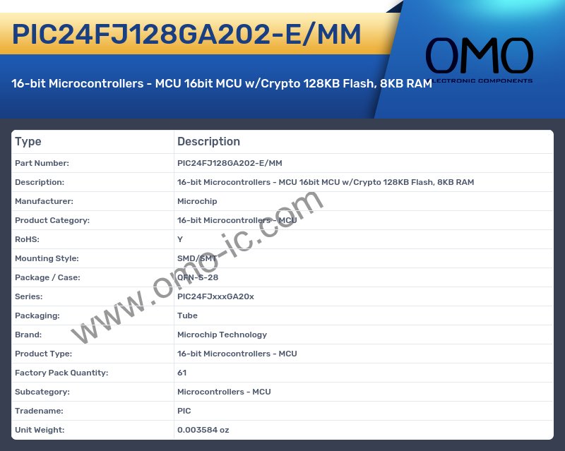PIC24FJ128GA202-E/MM