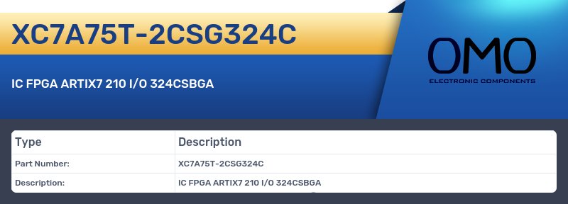 XC7A75T-2CSG324C