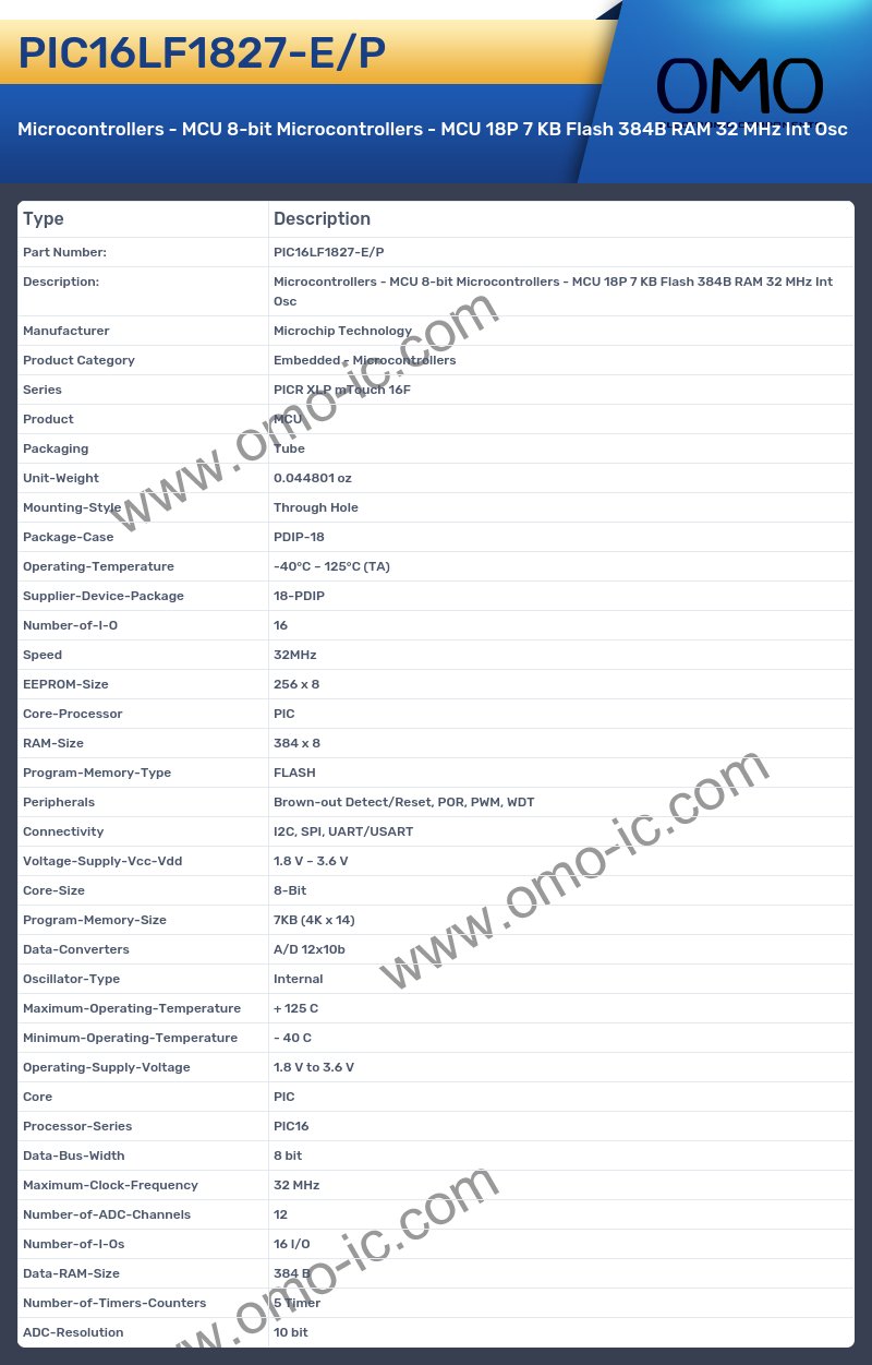 PIC16LF1827-E/P