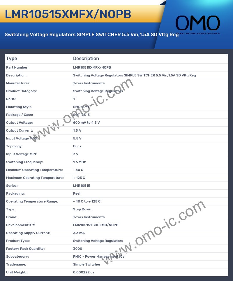 LMR10515XMFX/NOPB