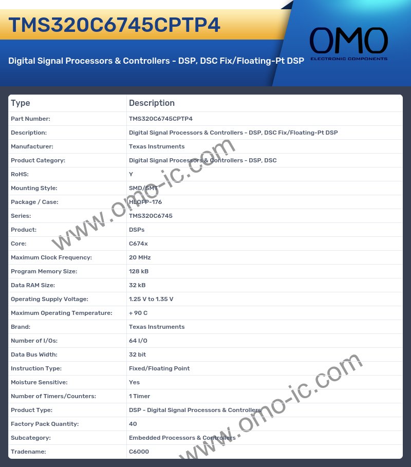 TMS320C6745CPTP4