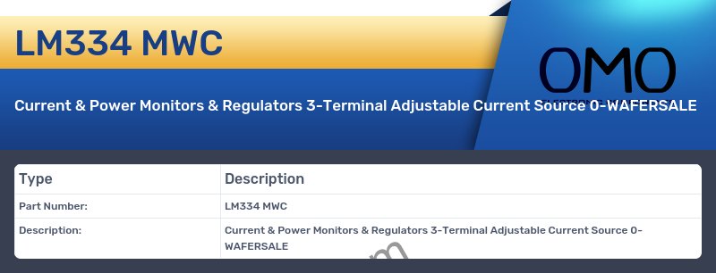 LM334 MWC
