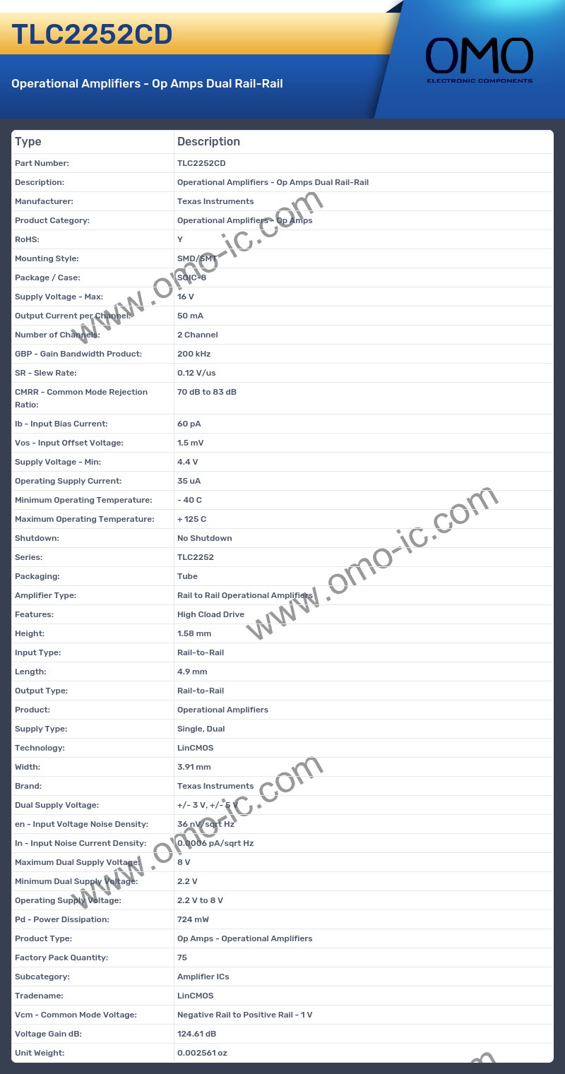 TLC2252CD