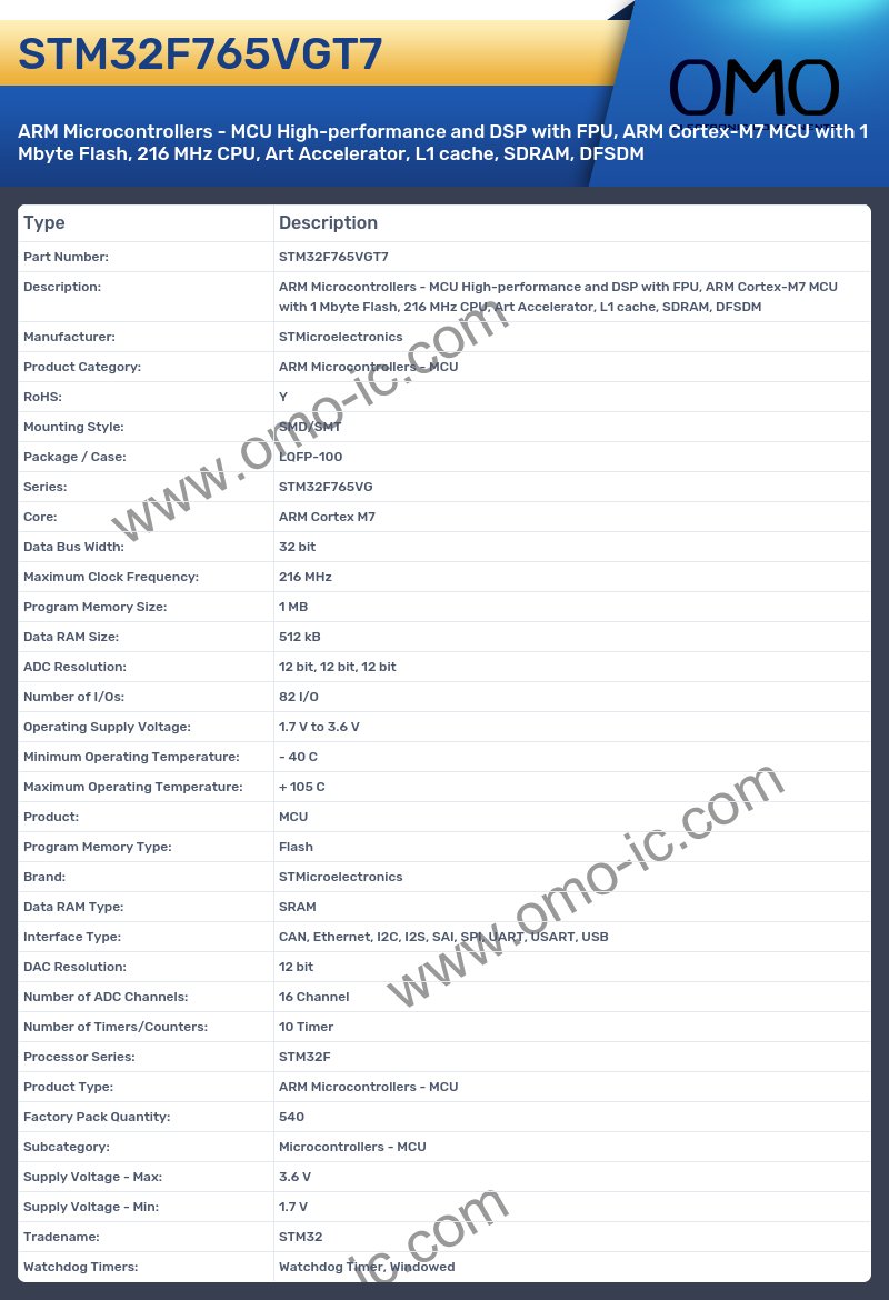 STM32F765VGT7