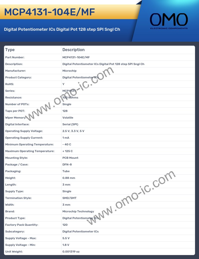 MCP4131-104E/MF