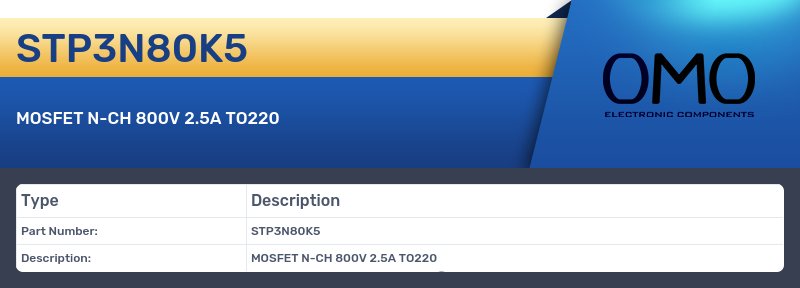 STP3N80K5