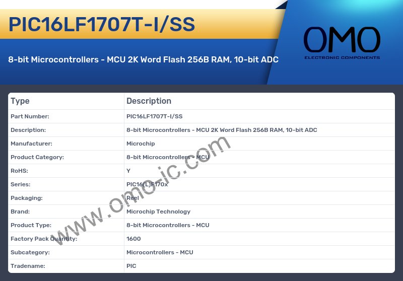 PIC16LF1707T-I/SS