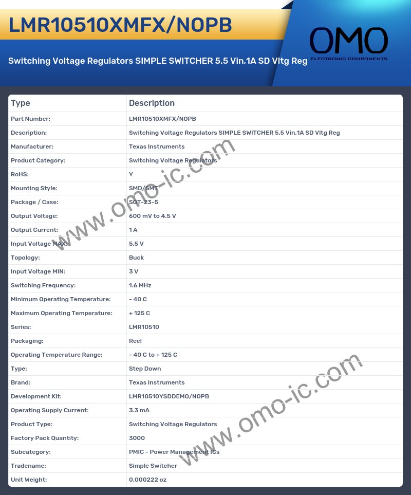 LMR10510XMFX/NOPB