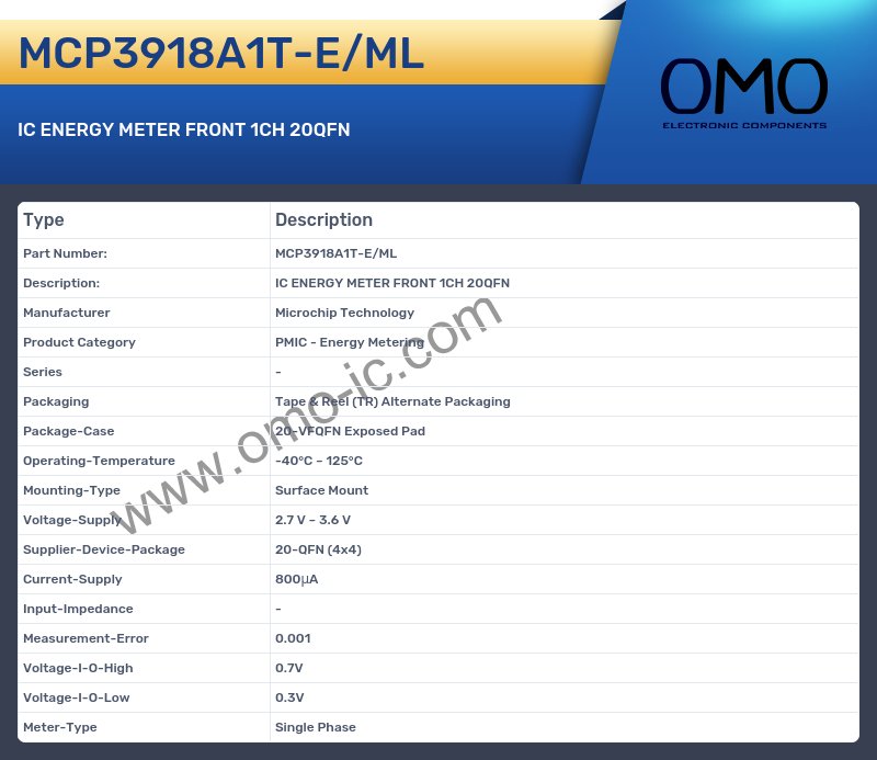 MCP3918A1T-E/ML