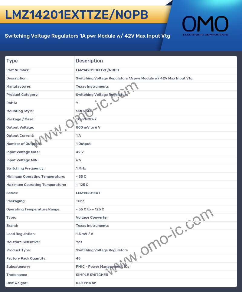 LMZ14201EXTTZE/NOPB