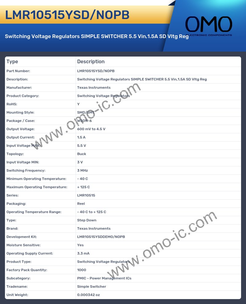LMR10515YSD/NOPB