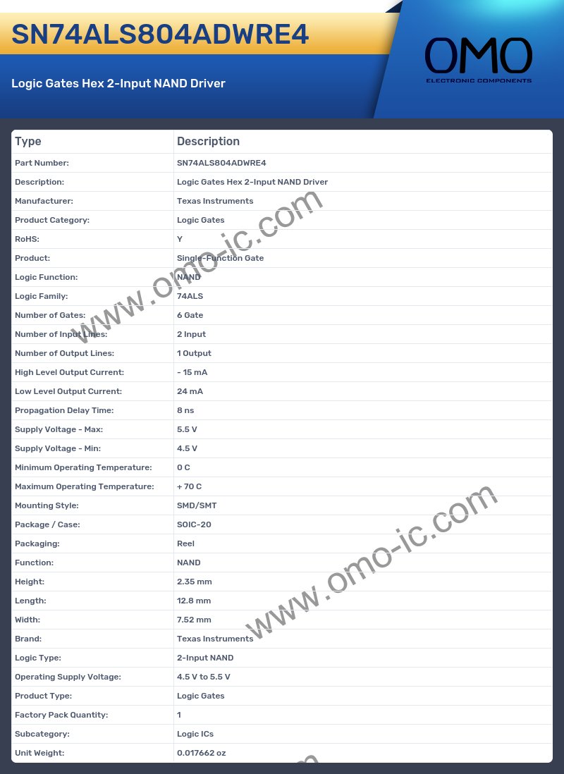 SN74ALS804ADWRE4