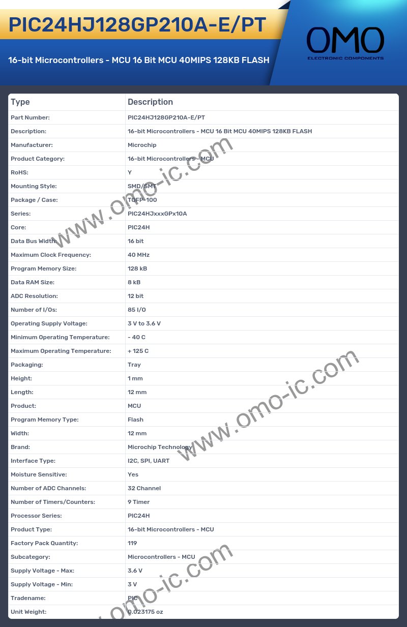 PIC24HJ128GP210A-E/PT