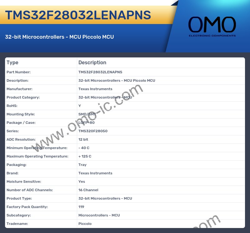 TMS32F28032LENAPNS