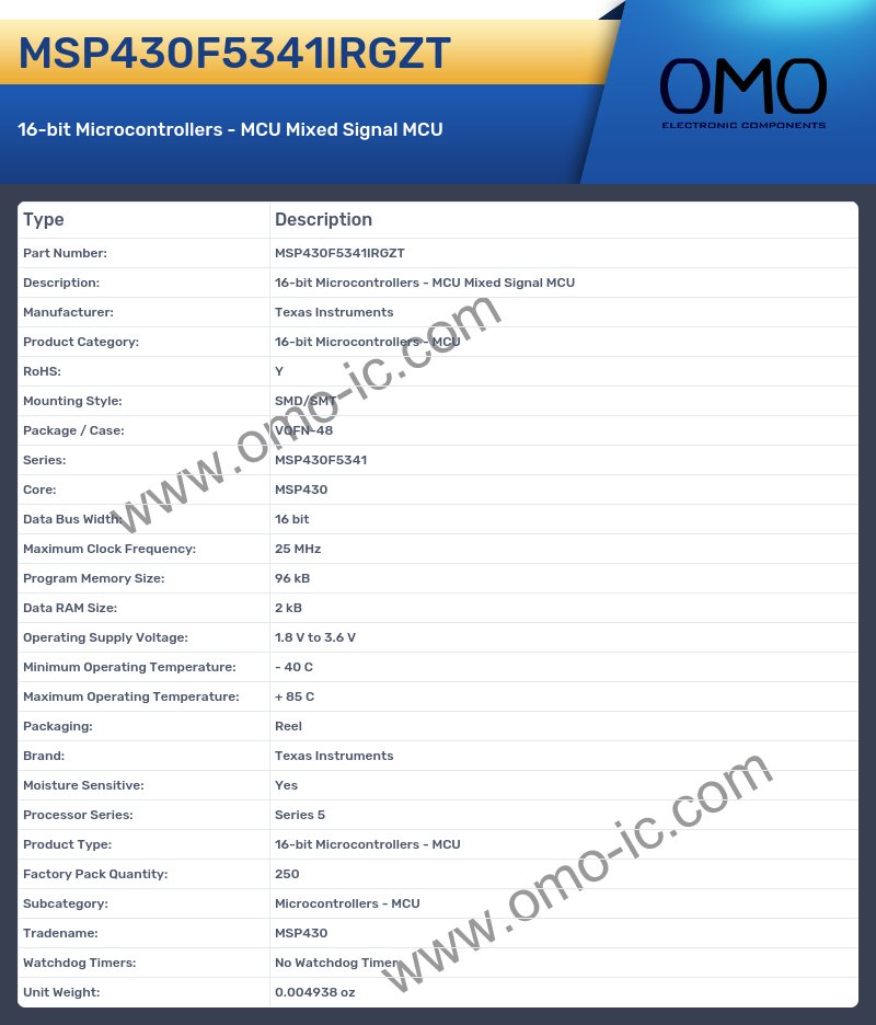 MSP430F5341IRGZT