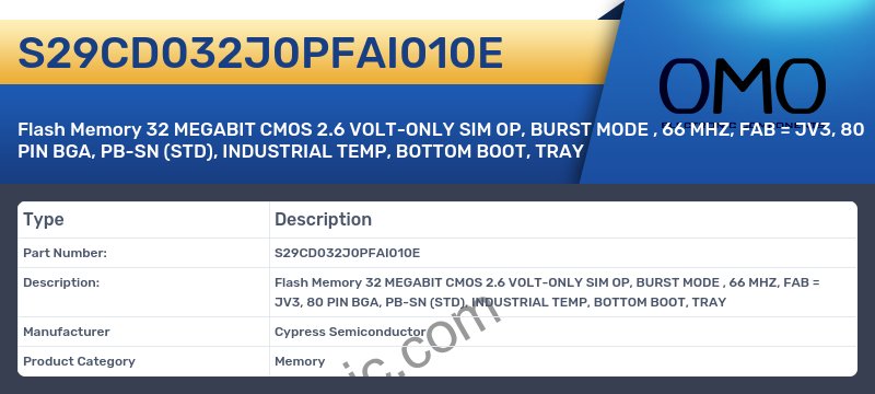 S29CD032J0PFAI010E