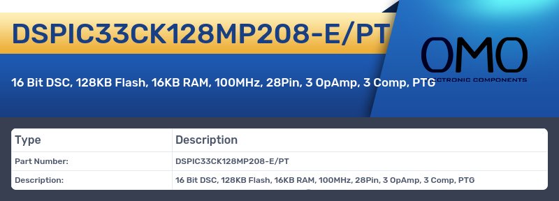 DSPIC33CK128MP208-E/PT