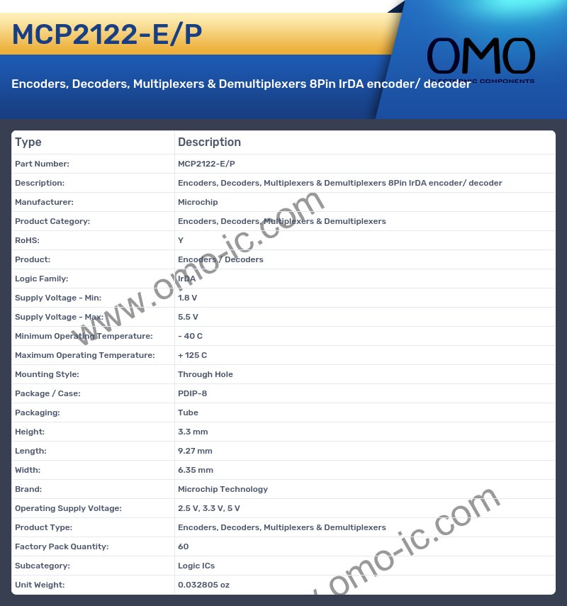 MCP2122-E/P