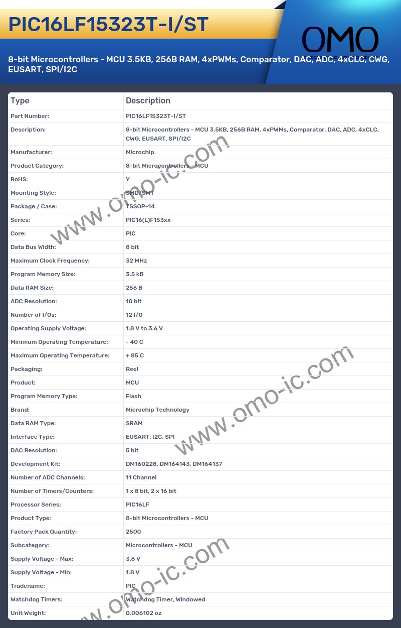 PIC16LF15323T-I/ST