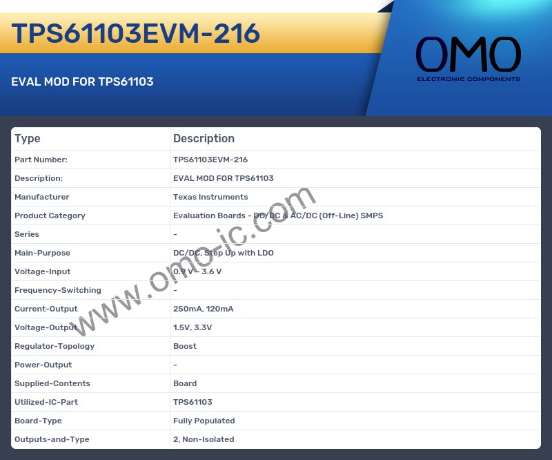 TPS61103EVM-216