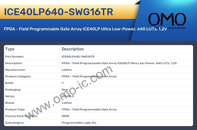 ICE40LP640-SWG16TR