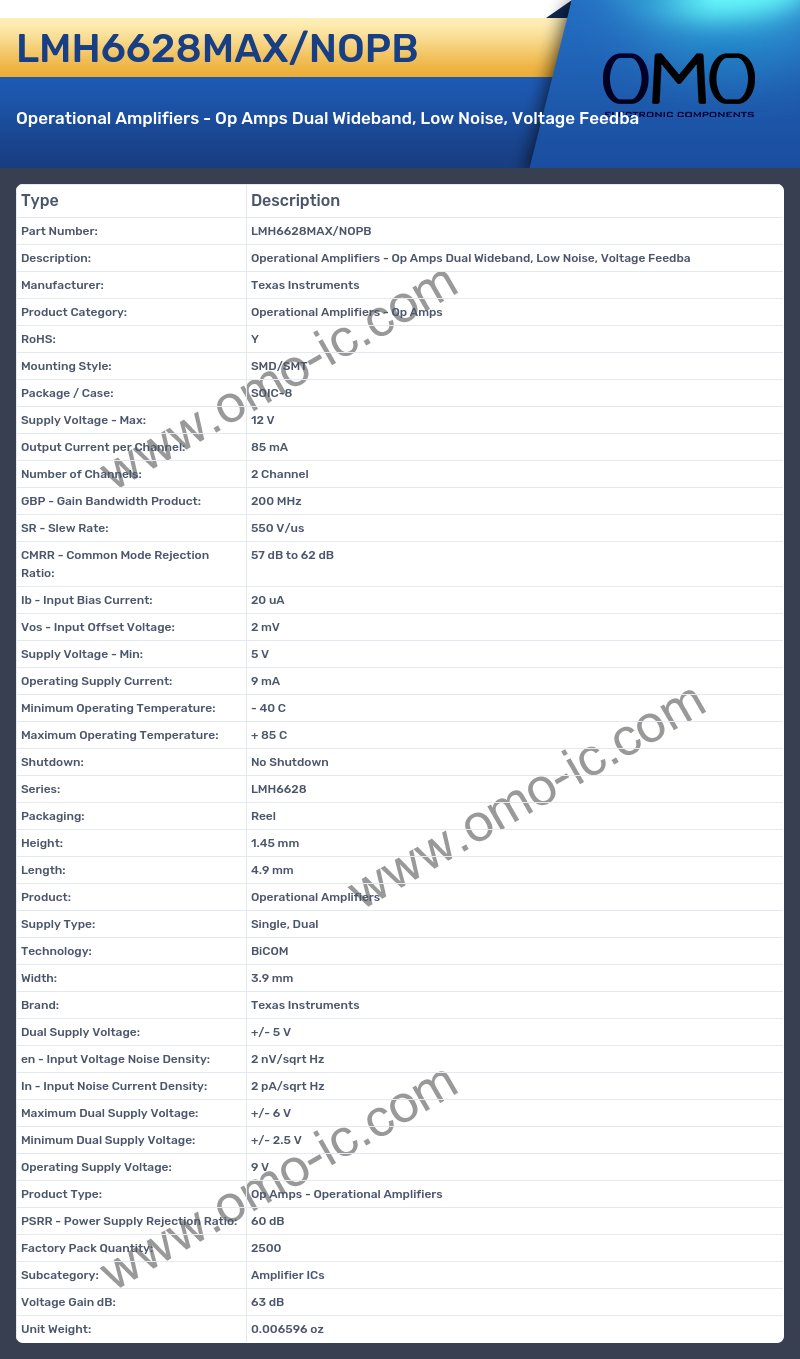 LMH6628MAX/NOPB