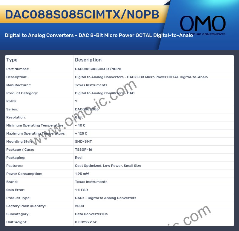 DAC088S085CIMTX/NOPB
