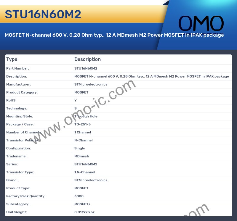 STU16N60M2