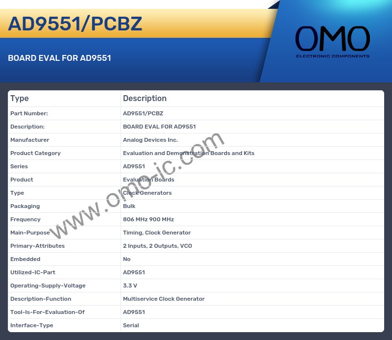 AD9551/PCBZ