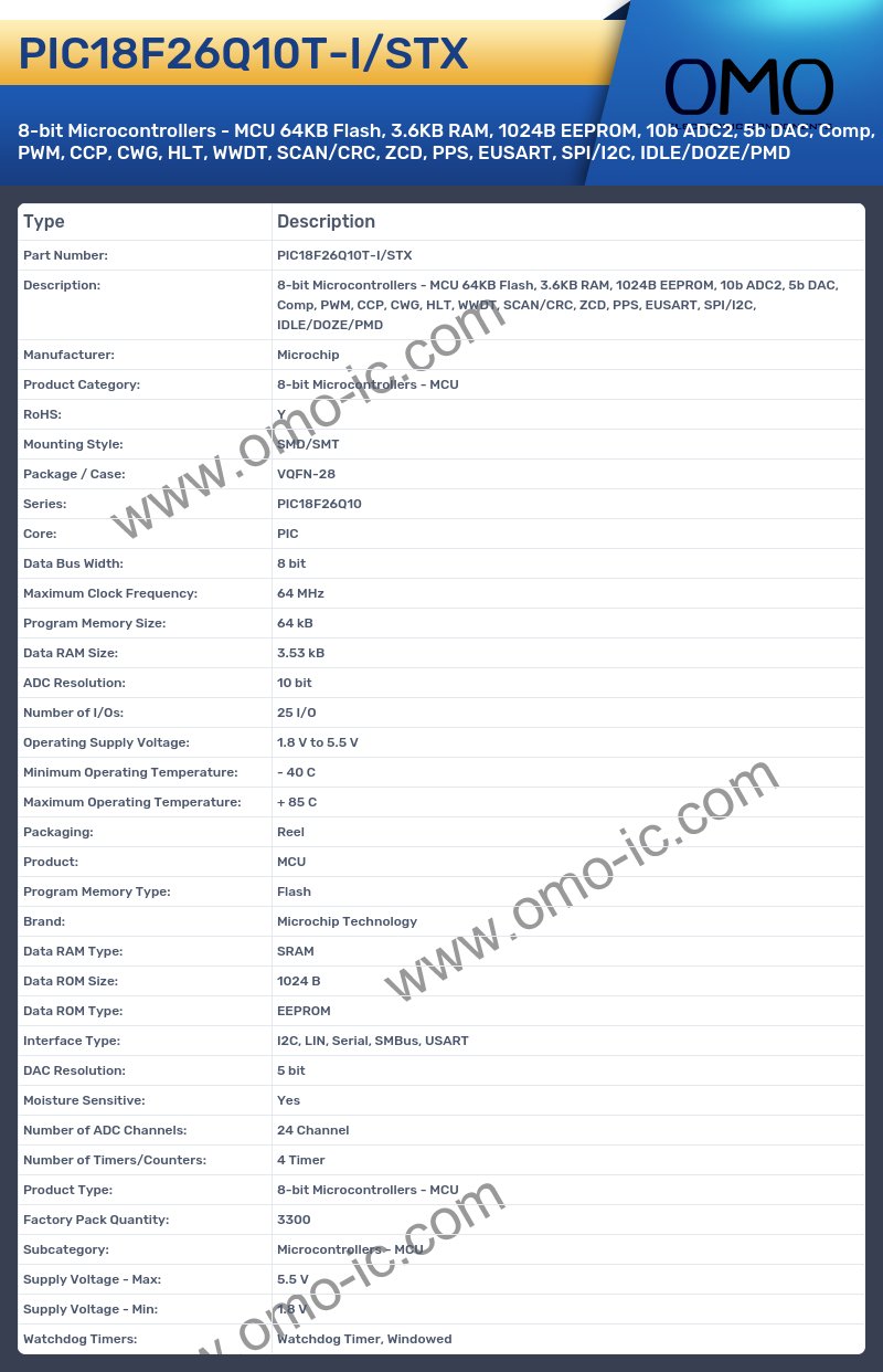 PIC18F26Q10T-I/STX