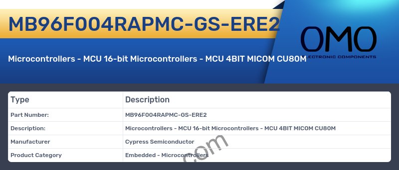 MB96F004RAPMC-GS-ERE2