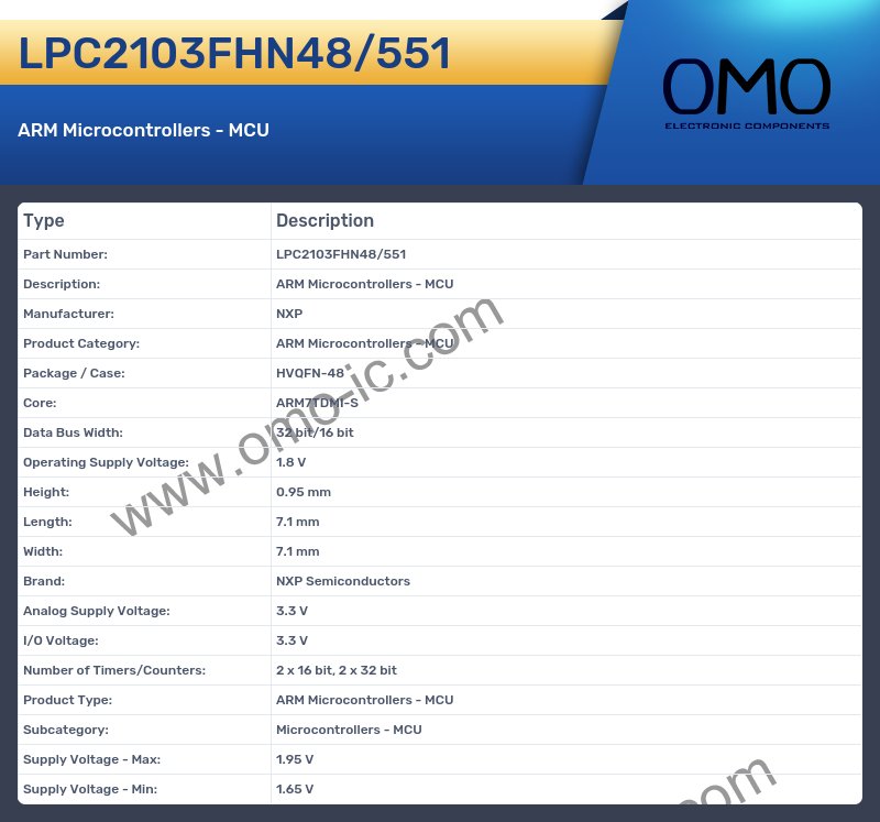 LPC2103FHN48/551