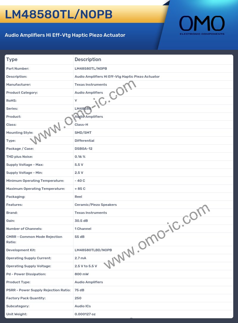 LM48580TL/NOPB