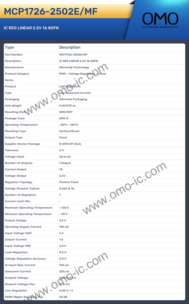 MCP1726-2502E/MF