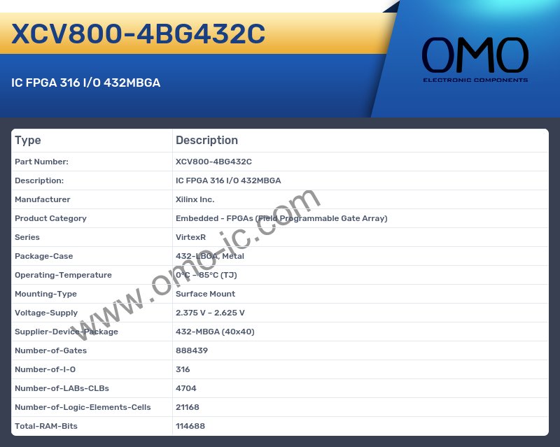 XCV800-4BG432C