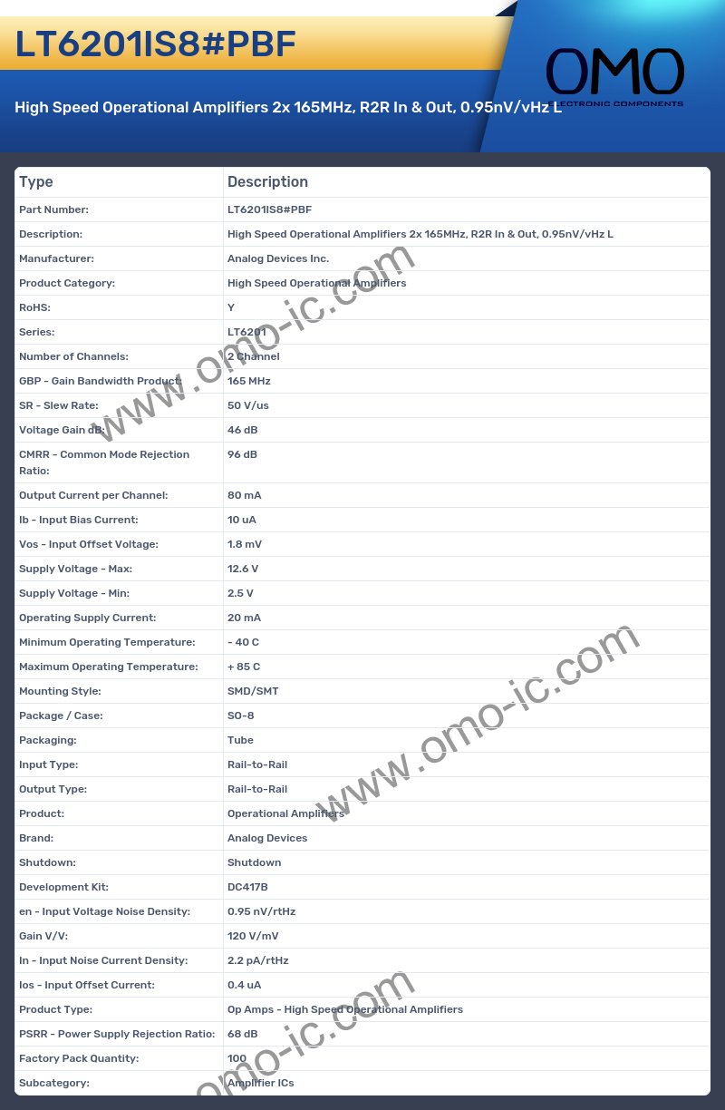 LT6201IS8#PBF