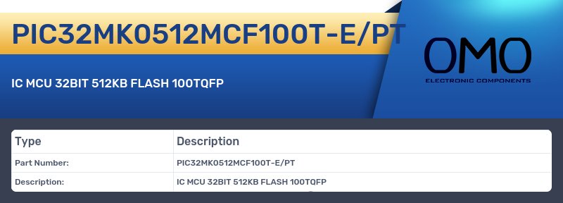 PIC32MK0512MCF100T-E/PT