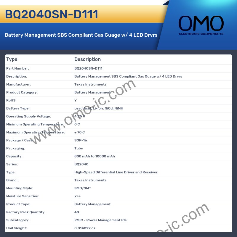 BQ2040SN-D111