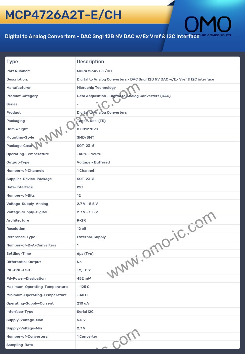 MCP4726A2T-E/CH