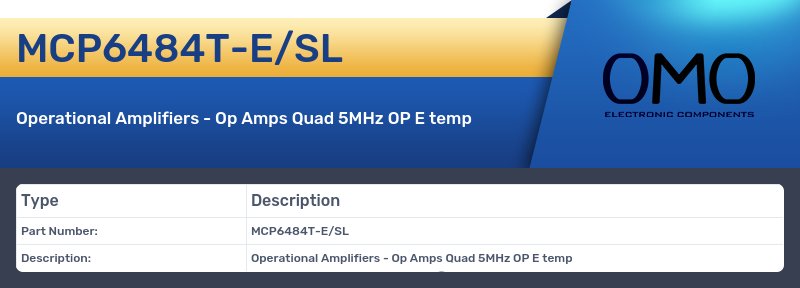 MCP6484T-E/SL