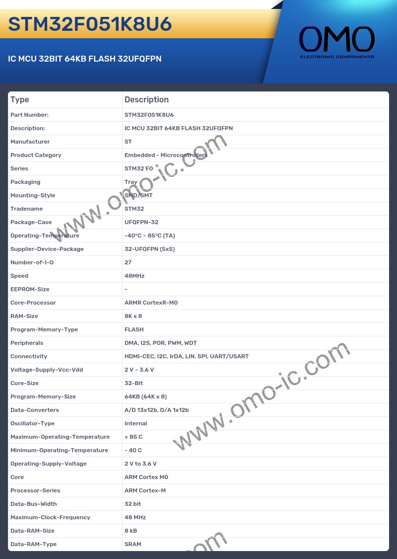 STM32F051K8U6