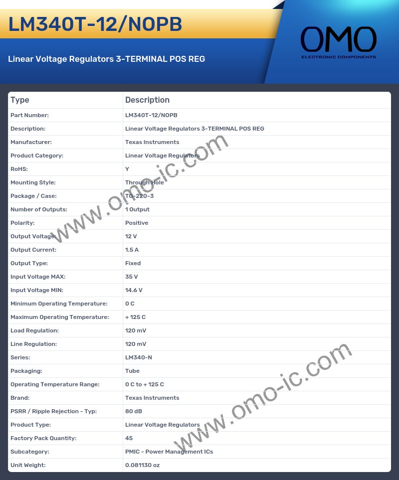 LM340T-12/NOPB