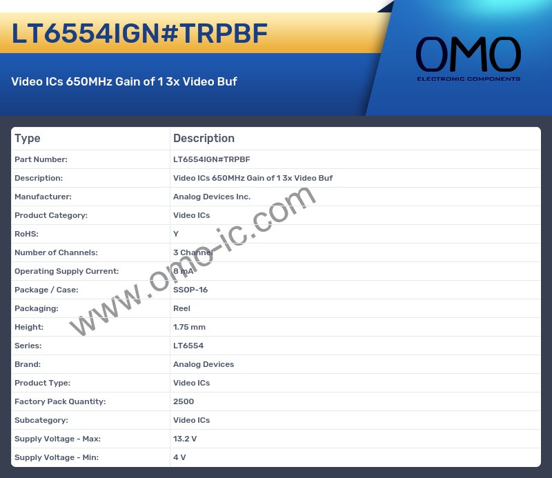 LT6554IGN#TRPBF
