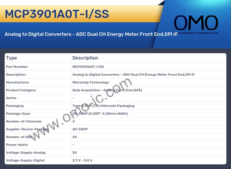 MCP3901A0T-I/SS